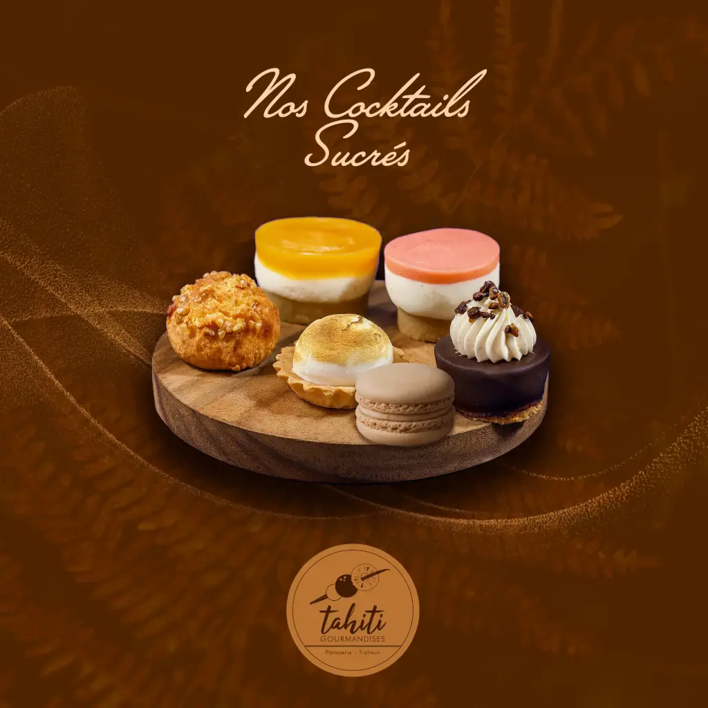 Plateau cocktails sucrés 30 pièces 